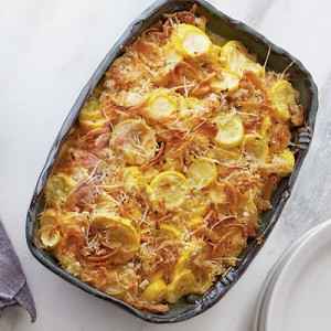 Favorite Thanksgiving Sides - Recipe for Squash Casserole found on Southern Living