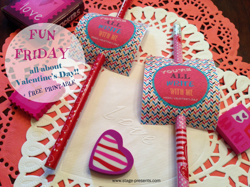 Free Valentine's Day Pencil Tag #valentinesday #valentinesdaygift #valentinesdayideas