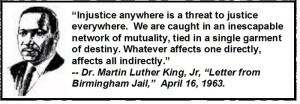 Martin Luther King Junior Quote - Letter from Birmingham Jail