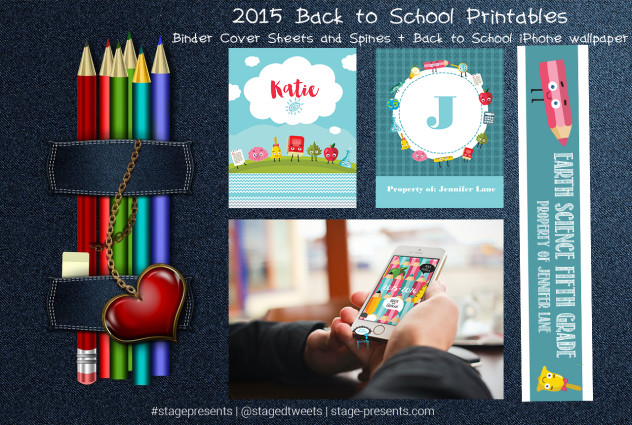 2015- 2016  Back to School Printables