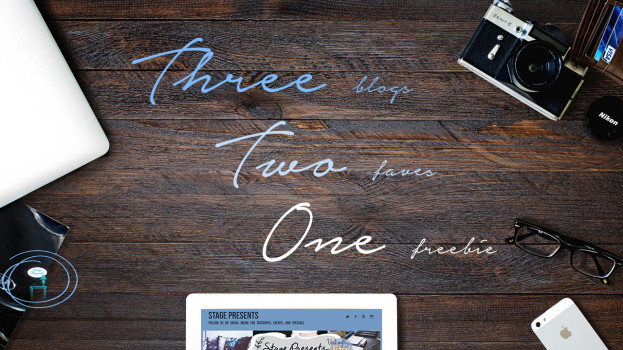 Three... Two.. One... A Friday Series - Three Blogs Two Faves.. One Freebie