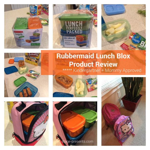 My Rubbermaid Lunch Blox Product Review - Mom and Kindergarten Approved