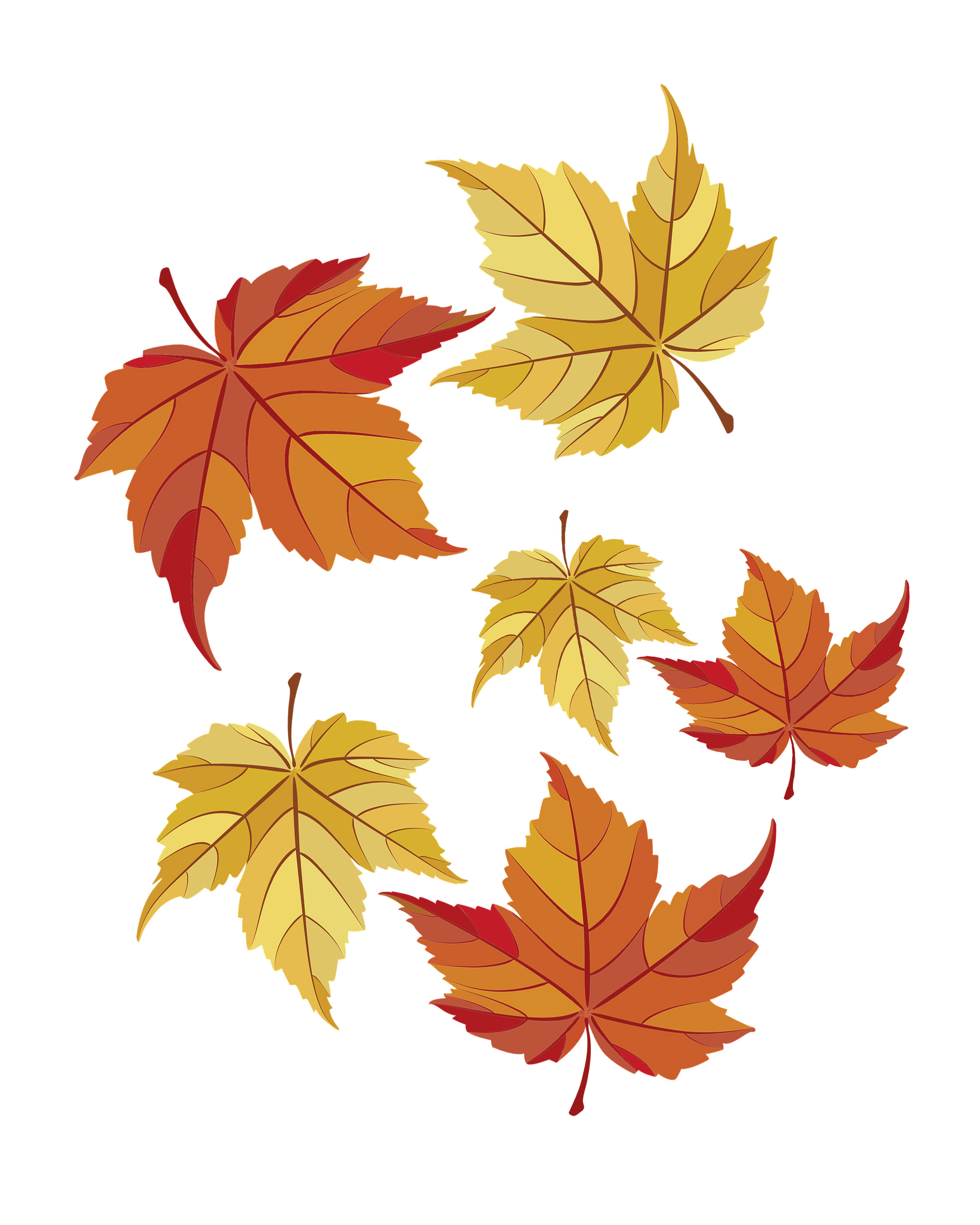 Разноцветный лист клена. Осенние листья. Осенние листочки. Осенние листья небольшие. Осенние листья для печати цветные.
