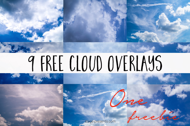 FreebieFriday9415 - 9 Free Cloud Overlays found originally on stage-presents.com