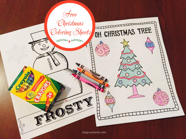 Christmas Coloring Sheets Free Downloads on stage-presents.com