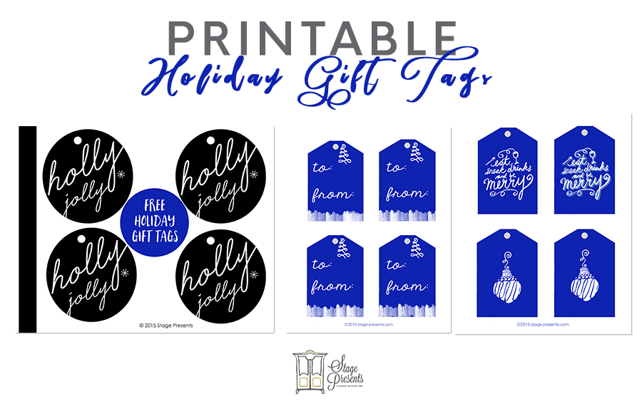 Printable Holiday Gift Tags