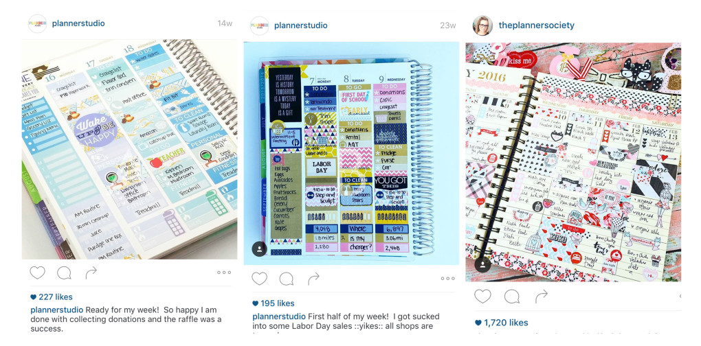 Planning Your Own Way Planner Sticker Views - Instagram Pages