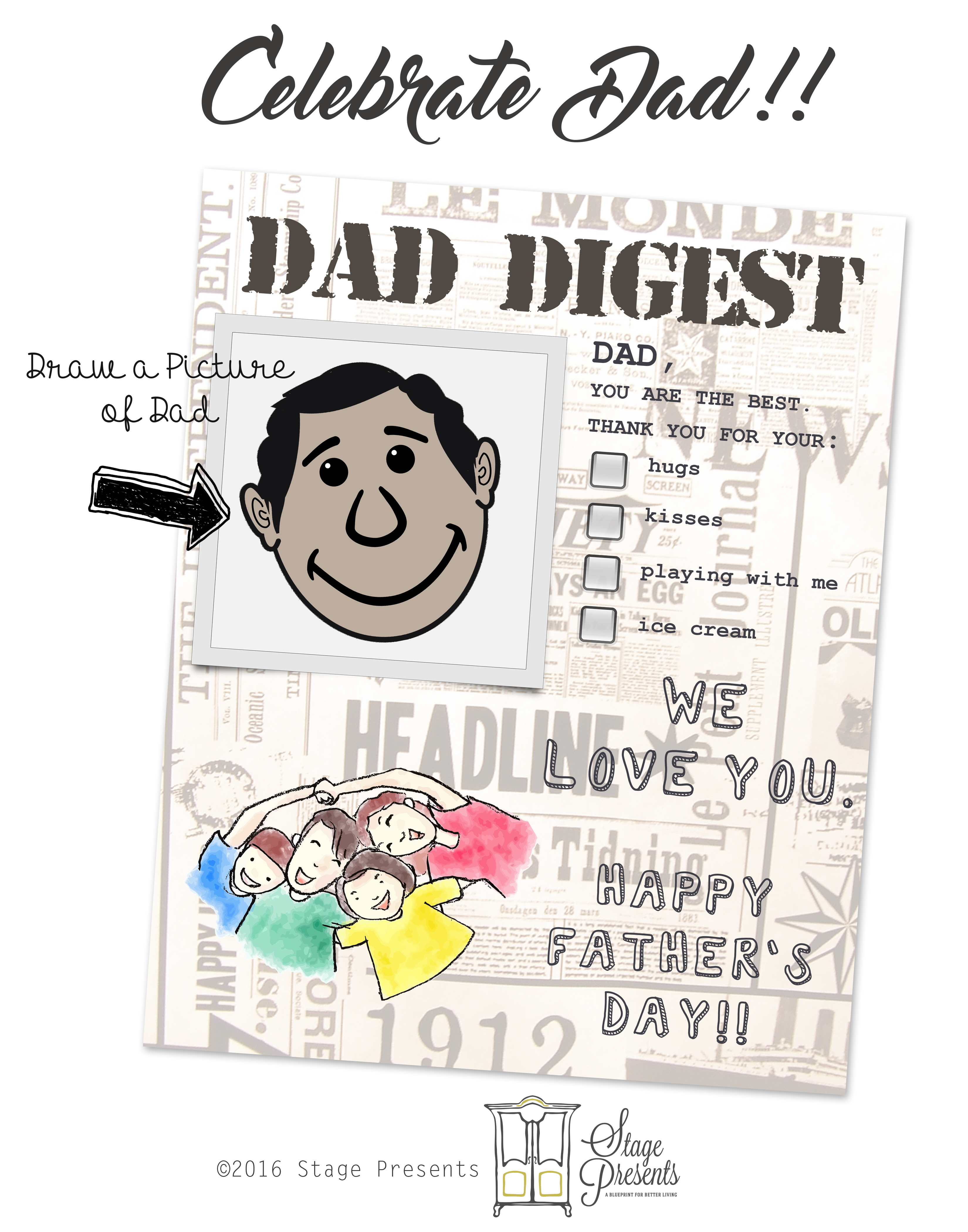 Celebrate Dad with His Own Dad Digest!!