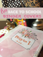 Get Ready for Back to School with these Free Personalized Binder Covers ...