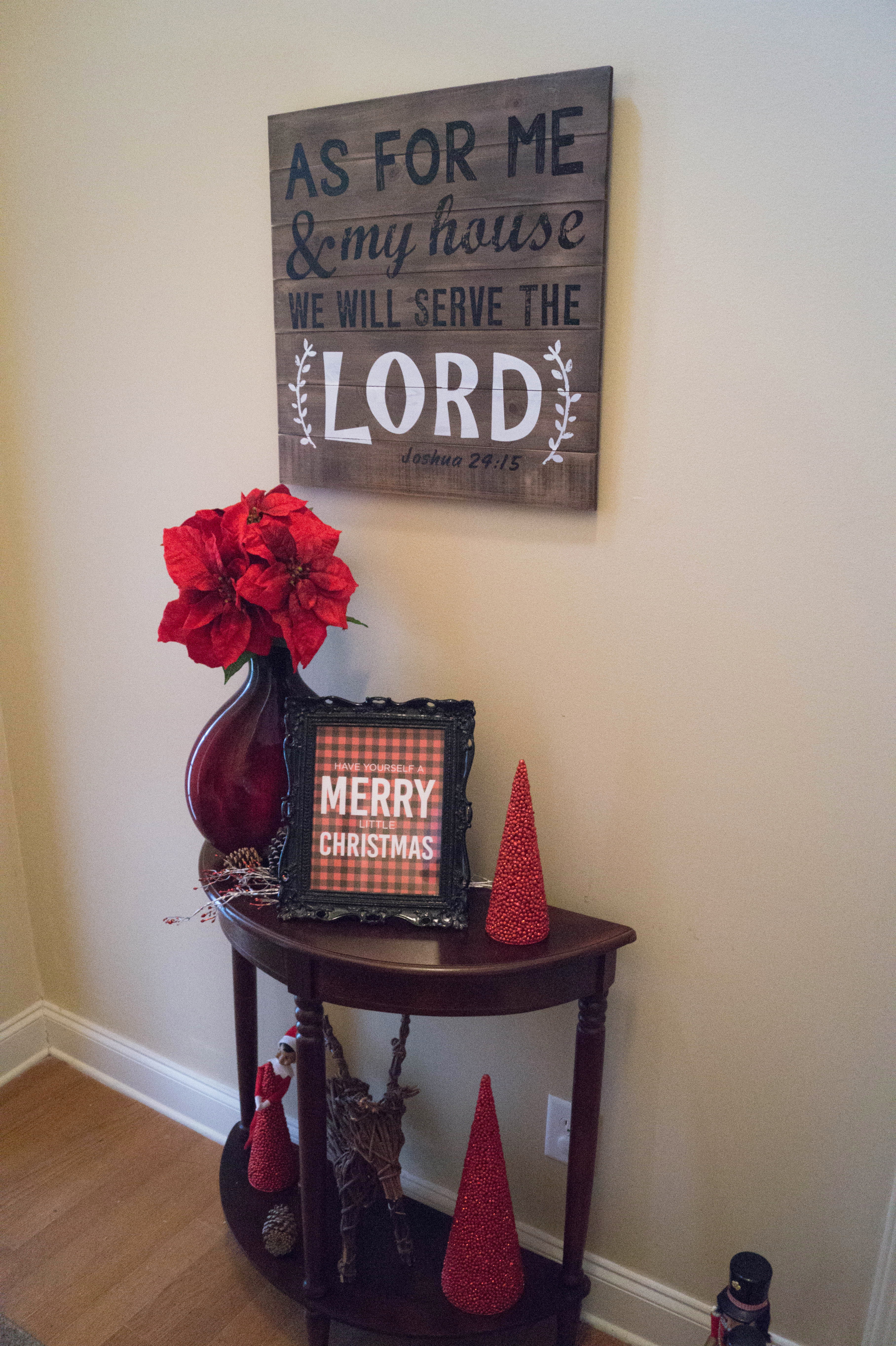 2016 Christmas Home Tour Front Hallway