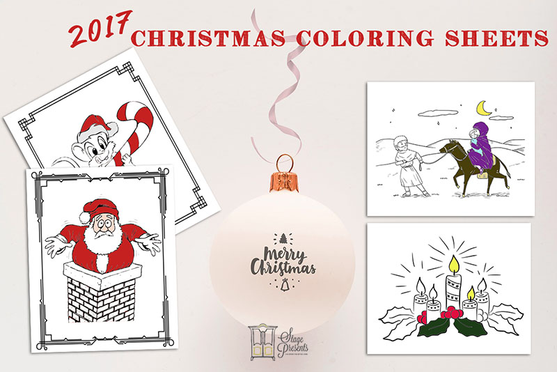 2017 Christmas Coloring Sheets